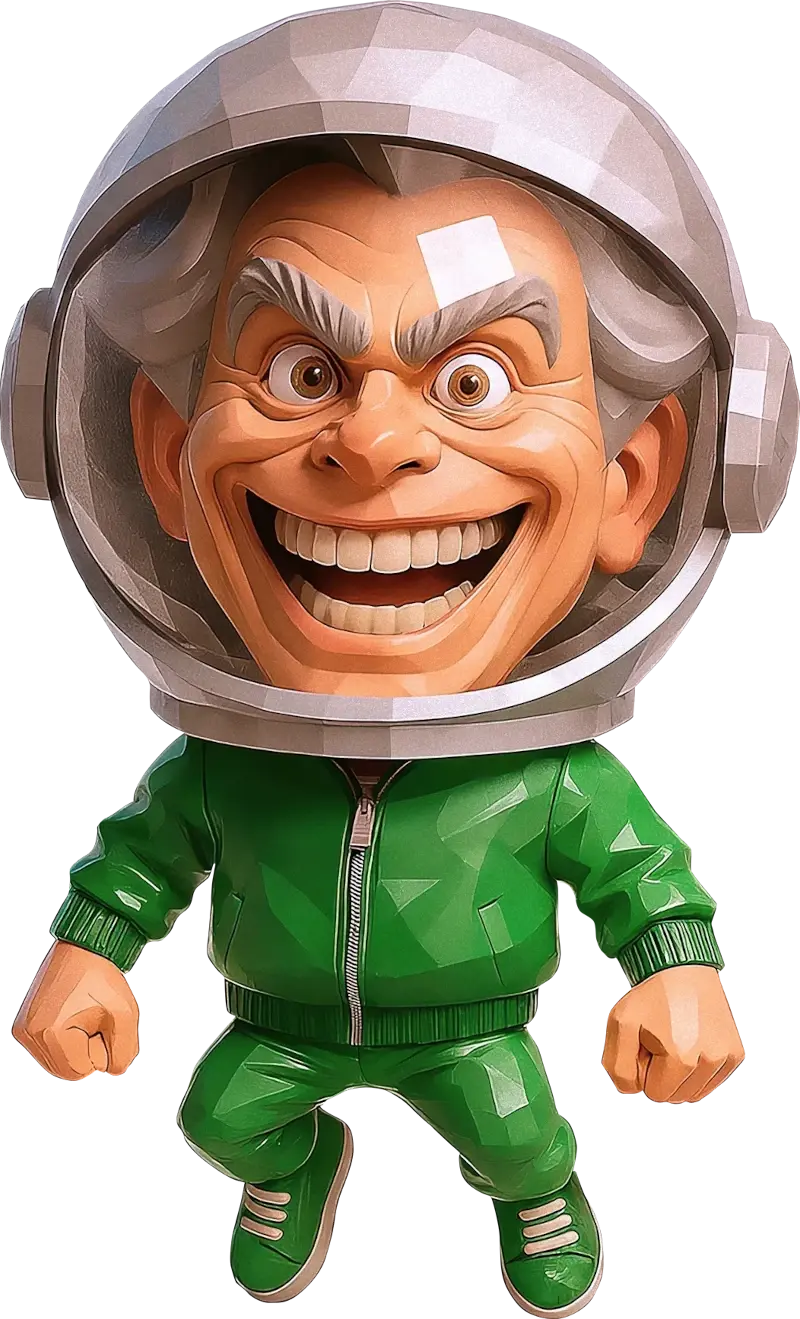 Floating character 3